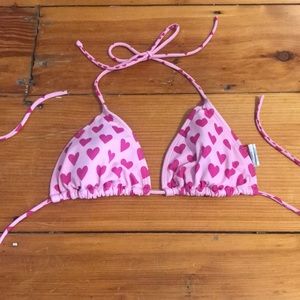 Jantzen heart bikini top